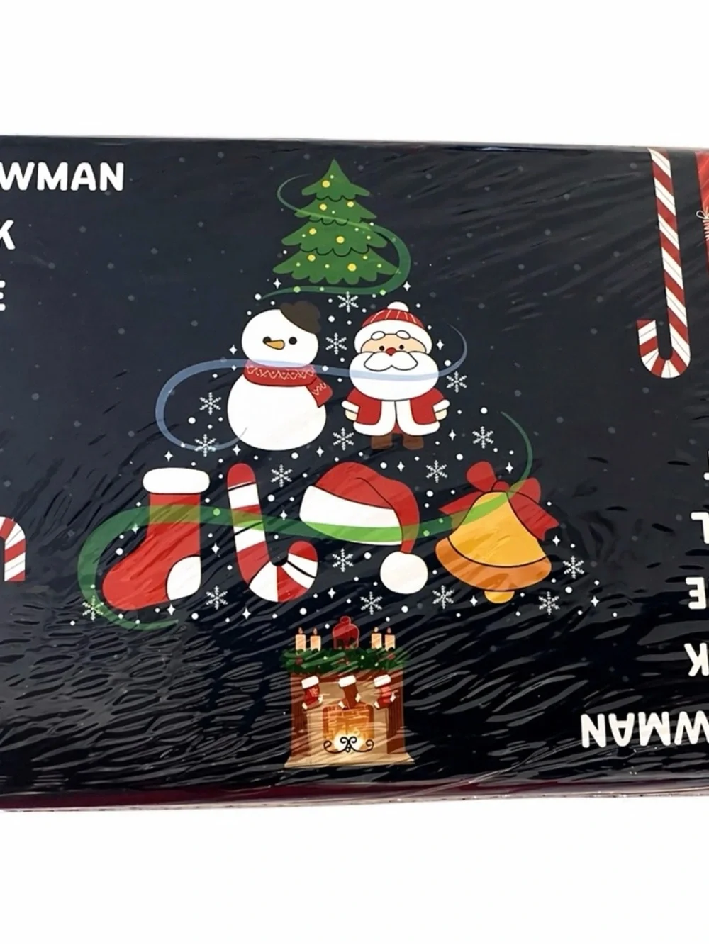 Christmas Holiday Flash Cards - Colorful Santa & Tree Set